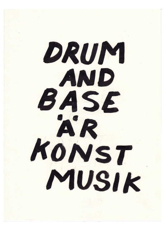 BA009 Drum and Base är Konst Musik